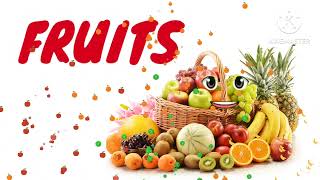 fruits  fruits names for kids  learn fruits  nursery kids [upl. by Sucramej139]