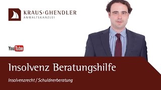 Beratungshilfe für die Regel und Privatinsolvenz║KRAUS Anwaltskanzlei [upl. by Blondy]