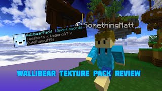 Wallibear Texture pack Review Handcam [upl. by Byrdie]