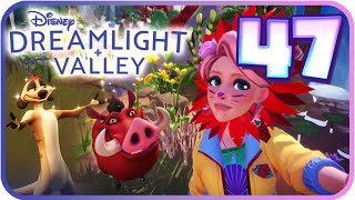 Disney Dreamlight Valley Walkthrough Part 47 PS5 Timon amp Pumbaa [upl. by Annahsat744]