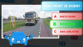 Compleet auto theorie examen december 2023  gevaarherkenning  kennis  inzicht  voorrang [upl. by Carlen]