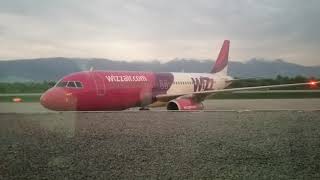 Wizz Air  Super Landing in Ohrid Airport 2019 [upl. by Hgielyak]