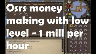 Osrs money making with low level  1 mill per hour [upl. by Casimire]