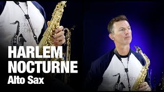 Harlem Nocturne played on alto sax from Sax School [upl. by Akibma]