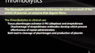 29 Anticoagulants Thrombolytics and Antiplatelet [upl. by Adnoek]