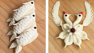 🥰 Satisfying And Yummy Dough Pastry Ideas ▶ 🍞Chinese Dragon Bread Bird Bread Frog Bread [upl. by Hako]