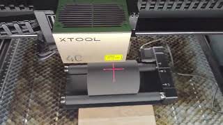 xTool S1 40W Glas gravieren mit einem Diodenlaser [upl. by Atteroc]