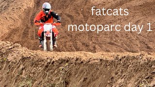 RIDING FATCATS MOTOCROSS TRACK AS A BEGINNER [upl. by Adiesirb570]