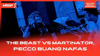 MotoGP Itali  The Beast vs Martinator Pecco Buang Nafas [upl. by Ilarin]