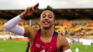 Sasha Zhoya 🇫🇷 wins the French mens 110mH title in AngersAfter his impressive comeback [upl. by Thin]