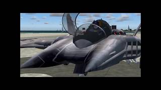 Batwing 1989 Michael Keaton  Flight Simulator 2004 [upl. by Newton752]