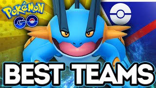 The Best 4 Swampert Teams That You Have To Try in Great League  GO Battle League Pokemon GO PvP [upl. by Atteyram]