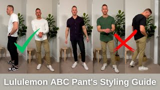 How To Style Lululemon ABC Pants Minimal amp Simple Tips [upl. by Hy369]