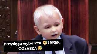 Przysięga wyborcza 😅 PiS Jarek ogłasza😅 PARODIA [upl. by Idnem670]