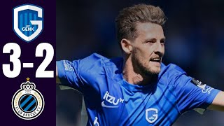 KRC Genk  Club Brugge KV  32  SAMENVATTING  Jupiler Pro League 20242025 [upl. by Bocyaj]