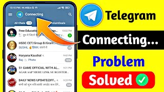 How to Fix Telegram Connecting Problem 2024  Fix Telegram Connecting Problem solved [upl. by Inej152]