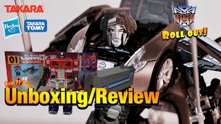 Takara Transformers G1 15TH ANNIVERSARY Optimus Prime FAIRLADY Z ALTERNITY Megatron Review トランスフォーマー [upl. by Anyg]