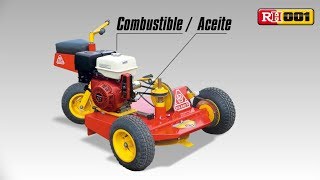 CARGA DE COMBUSTIBLE Y ACEITE en MOTOR  DESMALEZADORA ROLAND H 001 [upl. by Engenia]