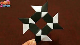 DIY  How To Make a 8 Pointed Shuriken Paper  Origami Ninja Star  Paper Shuriken [upl. by Rednav]