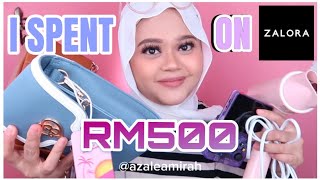 OMG I spent RM500 on ZALORA 🫣 [upl. by Mailiw]