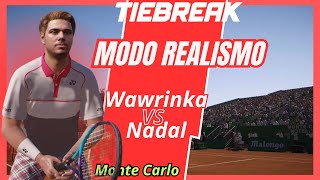 TIEBREAK MODO REALISTAEspecialista I Wawrinka x NadalMonte Carlo I Ps5 [upl. by Allehcram]