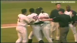 Top 10 de las Mejores Peleas del Baseball [upl. by Ailekat741]