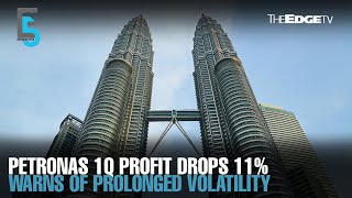 EVENING 5 Petronas 1Q profit drops 11 warns of volatile waters ahead [upl. by Sorac244]