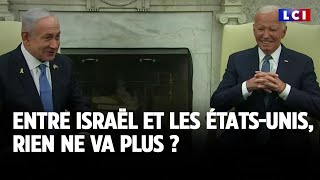 Entre Israël et les États Unis rien ne va plus [upl. by Lettie]