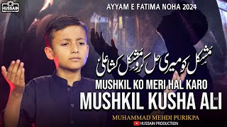 Ayyam E Fatima Noha 2024  Mushkil Ko Meri Hal Karo Mushkil Kusha Ali  Raza Abbas Zaidi Mehdi Puri [upl. by Nirak838]