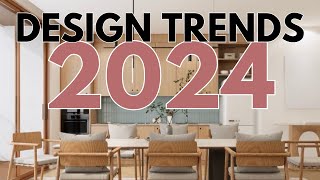 Top Interior Design Trends for 2024  Curved Furniture and Colorful Rooms [upl. by Kellyann29]