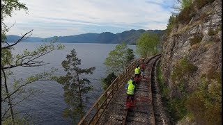 Familieaktiviteter på Sørlandet Skinnesykling på Flekkefjordbanen [upl. by Rusty]