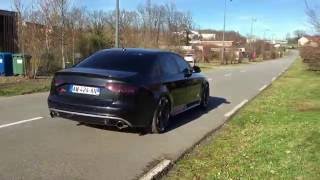 AUDI A4 B8 30 TDI SLINE STAGE 3 exhaust sound diesel sound [upl. by Simdars]