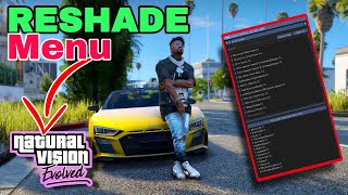 How To Install Reshade In Gta5  Bast Custom Reshade Preset forNatural Vision Evolved Graphics [upl. by Sllew900]