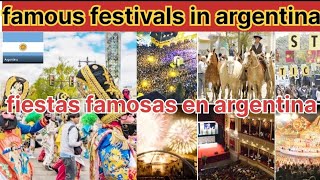 Famous festivals in Argentina  fiestas famosas en argentina  Oktoberfest Argentina [upl. by Hteb]