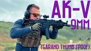 PSA AKV 9MM Garand Thumb Spoof [upl. by Medin]