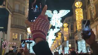 Alumbrado Navidad Málaga 2023 merrychristmas malaga cofradiasmlg cofradesmalagueños [upl. by Nahtannoj]