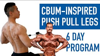 CHRIS BUMSTEADInspired Push Pull Legs Workout Plan [upl. by Asyle]