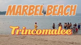 Marbel Beach Trincomalee Sri Lanka  මාබල් බීච් ත්‍රිකුණාමලය ශ්‍රී ලංකාව marbelbeach trincomalee [upl. by Lebasile]