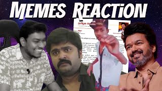 Tamizhaga Vetri Kazhagam  Memes Reaction🤣🤣  Thalapathy Vijay Political Entry  Tamil TVK [upl. by Letnuahc776]