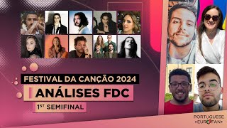 FESTIVAL DA CANÇÃO 2024 🇵🇹  OUR FINALISTS SEMIFINAL 1 [upl. by Aryan]