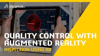 Augmented Reality AR in Quality Inspection  DELMIA [upl. by Larcher]