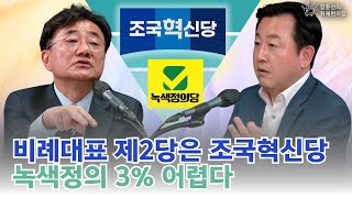 비례대표 제2당은 조국혁신당 녹색정의 3 어렵다  김용남 개혁신당 정책위의장 이강윤 한국사회여론연구소 고문 [upl. by Ettennad]