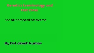 Genetics terminology [upl. by Flinn855]