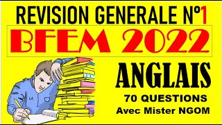 Anglais BFEM 2022  Révision Générale 1 [upl. by Alverta]