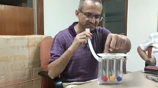 Respirometer  Spirometer  Breathing Covid19 Rehab Exercise  Runners  Walkers  Dr Rajat Chauhan [upl. by Enirbas]