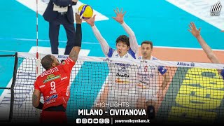 Superlega highlights Milano  Civitanova [upl. by Bibeau190]