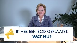 Ik heb een bod geplaatst op een woning Wat nu Onderhandelingen compromis verhuizen [upl. by Trista]