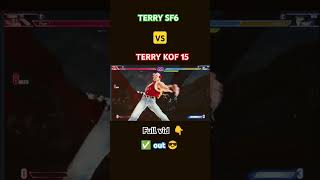 TERRY SF6 vs TERRY KOF 15 😳😲 terry streetfighter6 kingoffighters15 terrysf6 fightinggames [upl. by Einaej318]