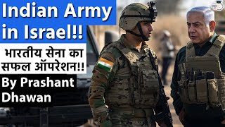 Indian Army Soldier Saved in Israel  Mega Airlift Operation done by Indian Military between War [upl. by Sirraj]