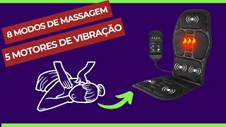 Massageador Shiatsu  Assento Shiatsu funciona Review Completo  Como Usar [upl. by Anwahsat927]